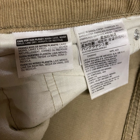 Levi 502 corduroy jeans 31x32 - Picture 3 of 6